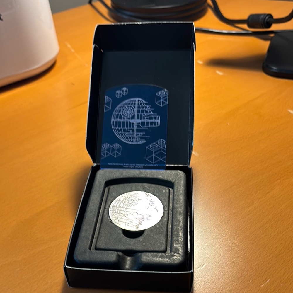 Star Wars Silver Collectible Coin - 40th Return of the Jedi